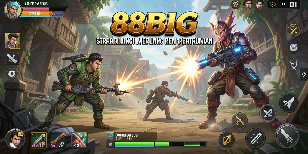Tampilan gameplay menarik dari 88BIG saat pertempuran strategis.