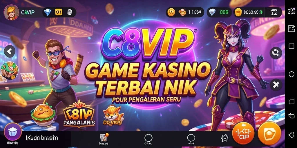Screenshot gameplay C8VIP yang menampilkan keseruan permainan Kasino.