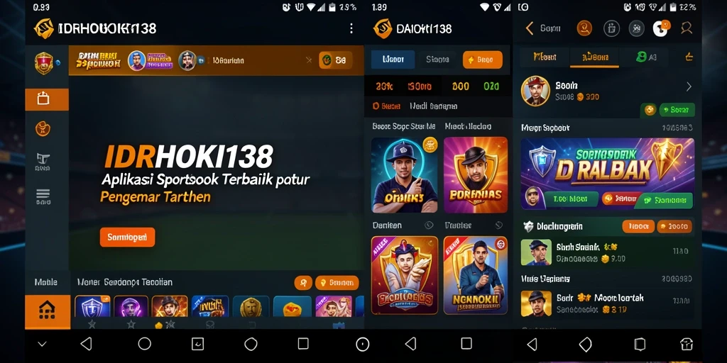 Screenshot gameplay menarik dari aplikasi Sportsbook IDRHOKI138.
