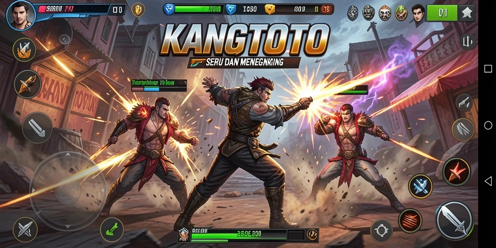 Tampilan menyeramkan saat beraksi di KANGTOTO.