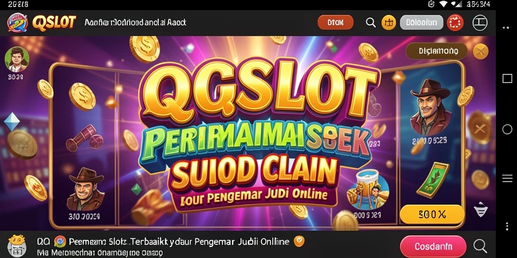 Tampilan gameplay QQSLOT yang menawan dan interaktif.