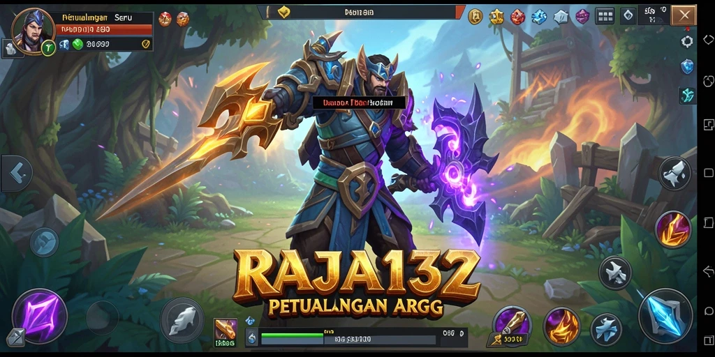 Tampilan gameplay RAJA132 yang menakjubkan dengan aksi ARPG yang mendebarkan.