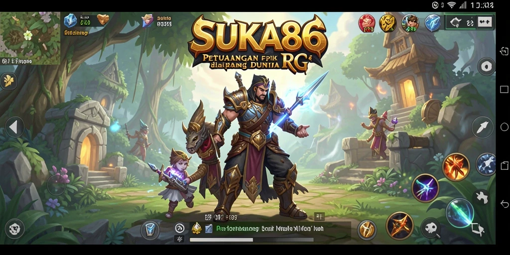 Tampilan gameplay yang menawan dan menarik dalam SUKA86.