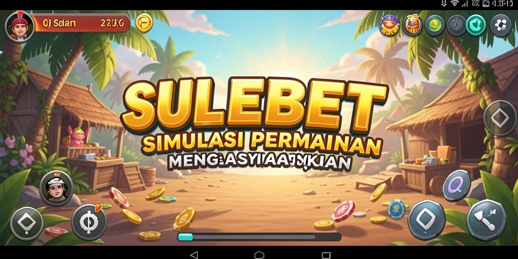 Tampilan permainan SULEBET yang menampilkan keseruan gameplay Simulation.