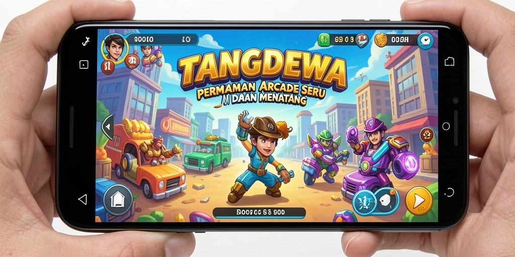 Screenshot gameplay TANGANDEWA yang menunjukkan aksi menarik.