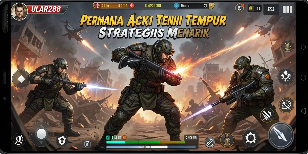 Tampilan gameplay ULAR288 yang menegangkan dalam TPS.