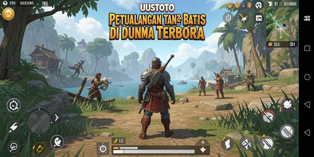 Tampilan gameplay epik dan eksplorasi tak terbatas di UUSTOTO.