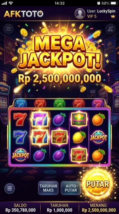 Tangkapan layar fitur unggulan aplikasi di afktoto.